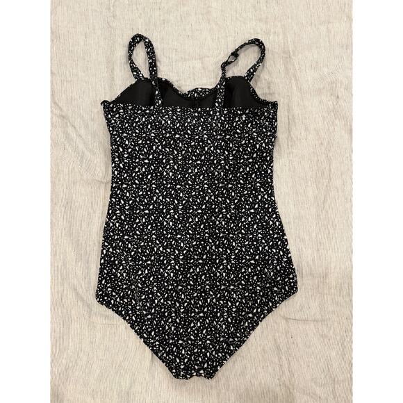 Profile by Gottex Black & White One-Piece Swimsuit - Size 16D - Picture 2 of 7